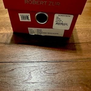 Robert Zur soft glove driving shoes may have been worn 3x. Box and dust cover